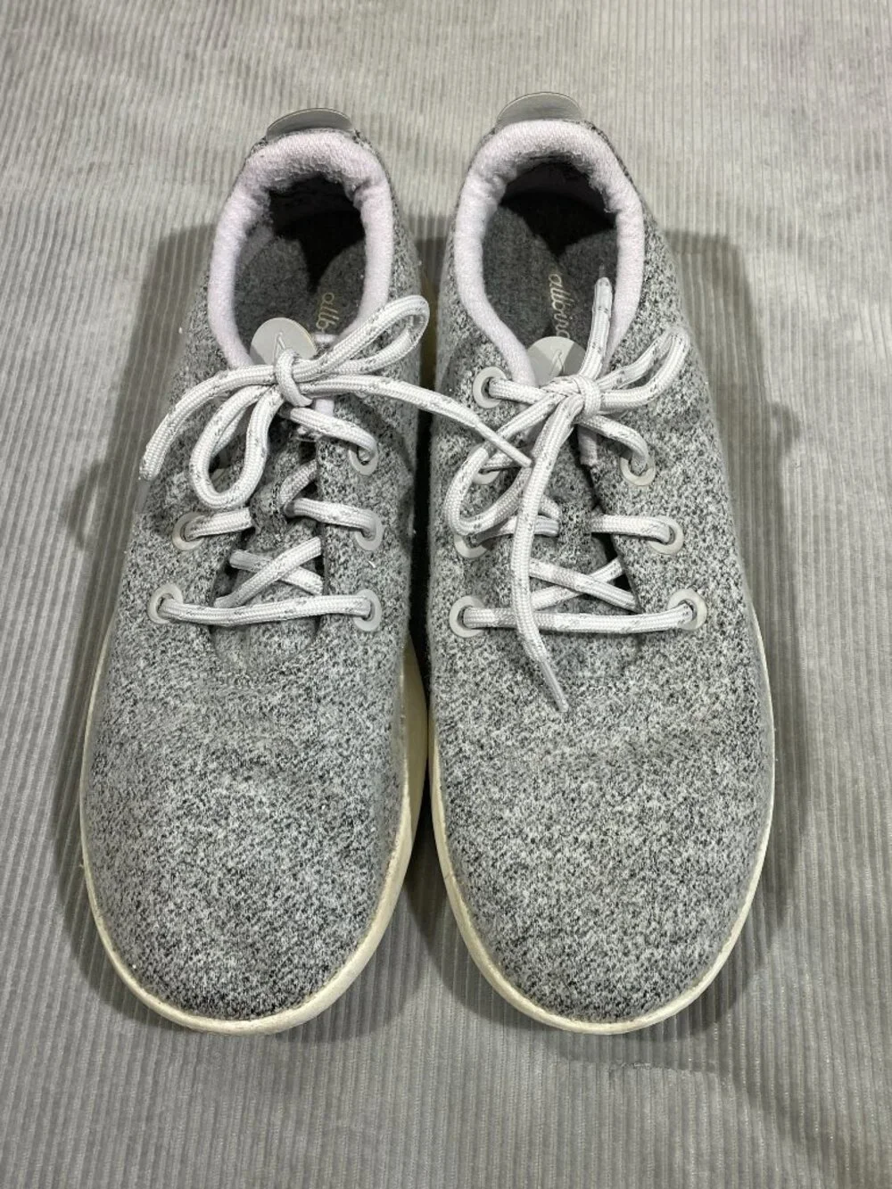 Allbirds Men's Wool Runners Grey Merino Wool Sneakers Size 12
